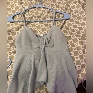 Gaze blue tank top size small